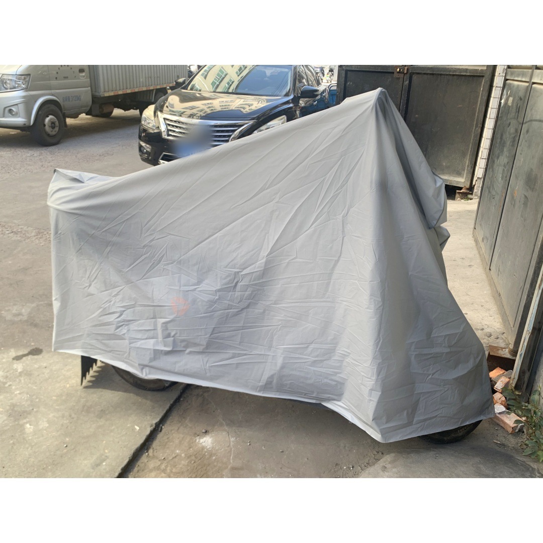 Car Cover Motorcycle Rain Cover Peva Rainproof and Dustproof Bicycle Battery Car Cover Protective Cover Cross-Border Motorcycle Car