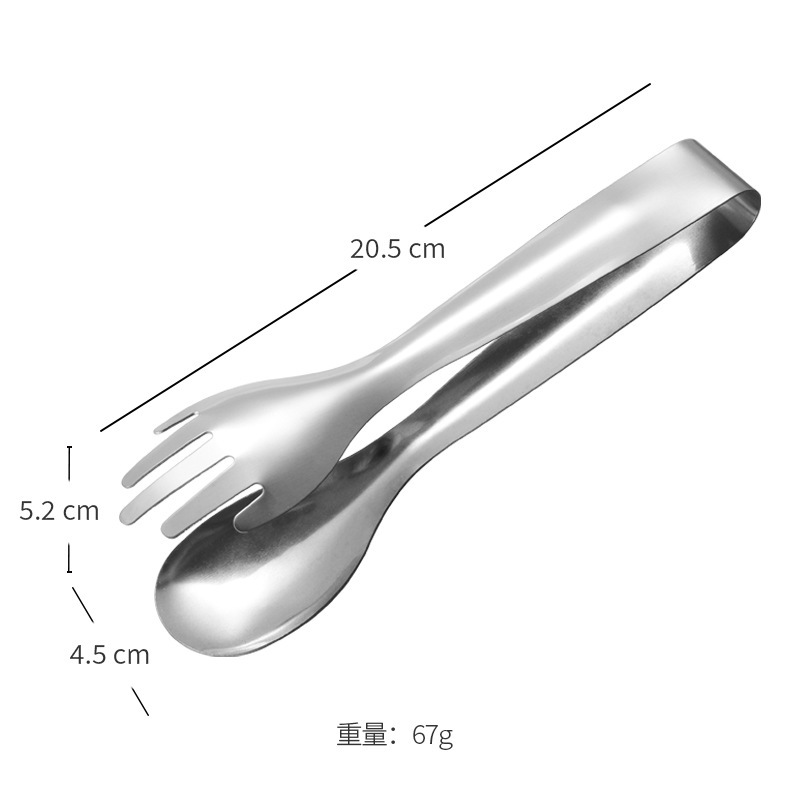 ステンレス韓国式焼肉クリップバイキング食品クリップ屋外携帯バーベキュークリップイタリアパンクリップ|undefined