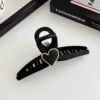 3# Frosted Black Heart 15cm