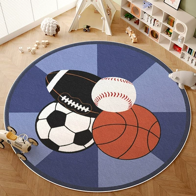 Avtomobil döşəmə paspasları – Floor Mat 2025 New Sofa - ball-games-6060cm-imitation-cashmere-washed-bottom