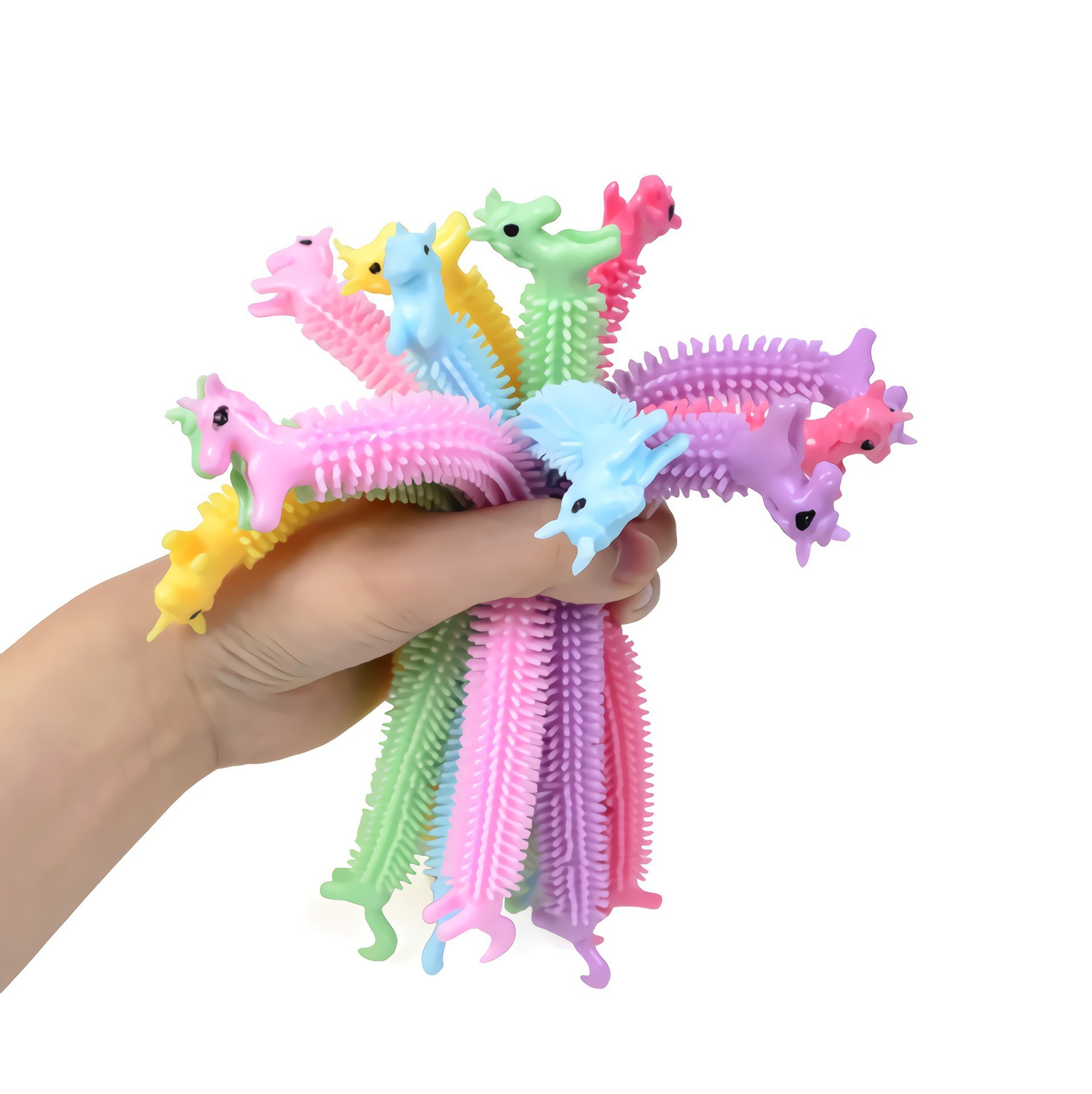 Wholesale Cartoon Unicorn Horse Caterpillar Decompression Toy Nihaojewelry display picture 10