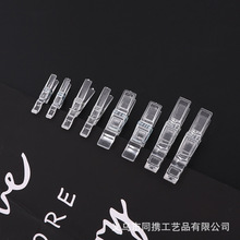 塑料夹相片夹彩色迷你照片夹透明白亚克力夹子批发圣诞装饰灯串夹