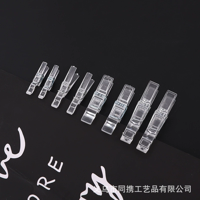 Пластиковый клип фото клип цветной мини фото клип прозрачный акриловый клип оптом Рождественский декоративный световой струнный клип