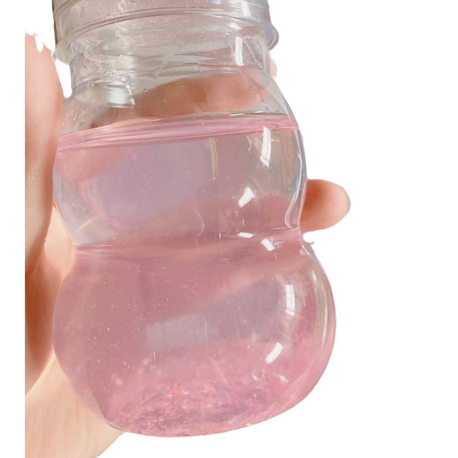 Calabaza embotellada arcilla de color de alta permeabilidad delgada arcilla de cristal pegamento espumante super transparente diy juguete de arcilla transparente al por mayor 2 yuanes