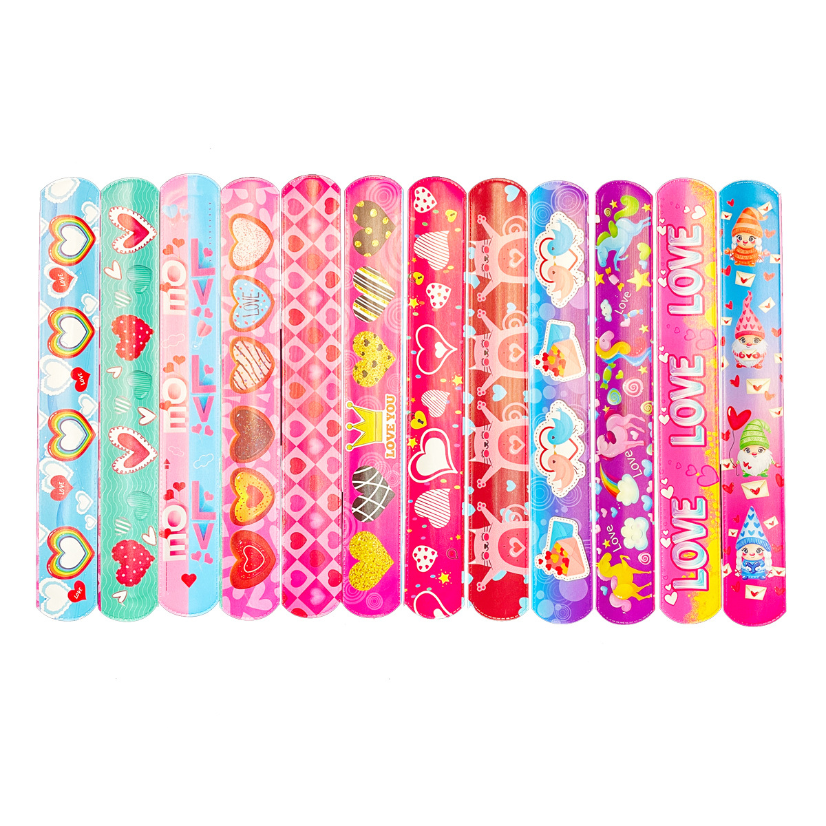 Día de San Valentín pop anillo vacaciones decoración raqueta anillo pulsera fiesta de los niños