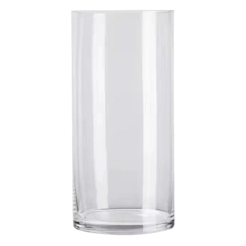 Ваза подставка цельная доставка Ваза украшение Гостиная прозрачная стеклянная бутылка пьяная древесина поднимающая воду широкая горловина богатый бамбук