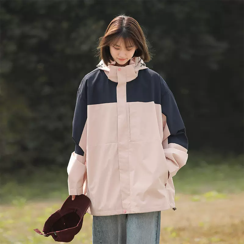 登山软壳男女款夹克25春秋季新品户外防泼水潮牌冲锋衣外套