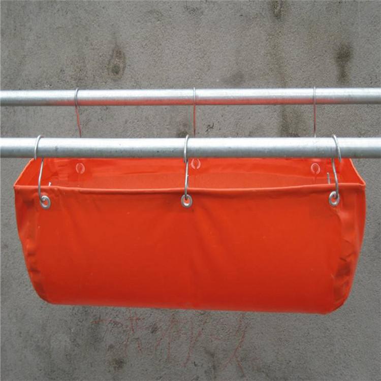 bolsa de agua a prueba de explosiones para mina y tela de bolsa de agua antiestática ignífugo conveniente para montaje y instalación de túnel