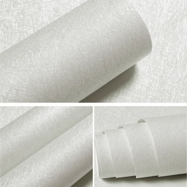 Milk white silk