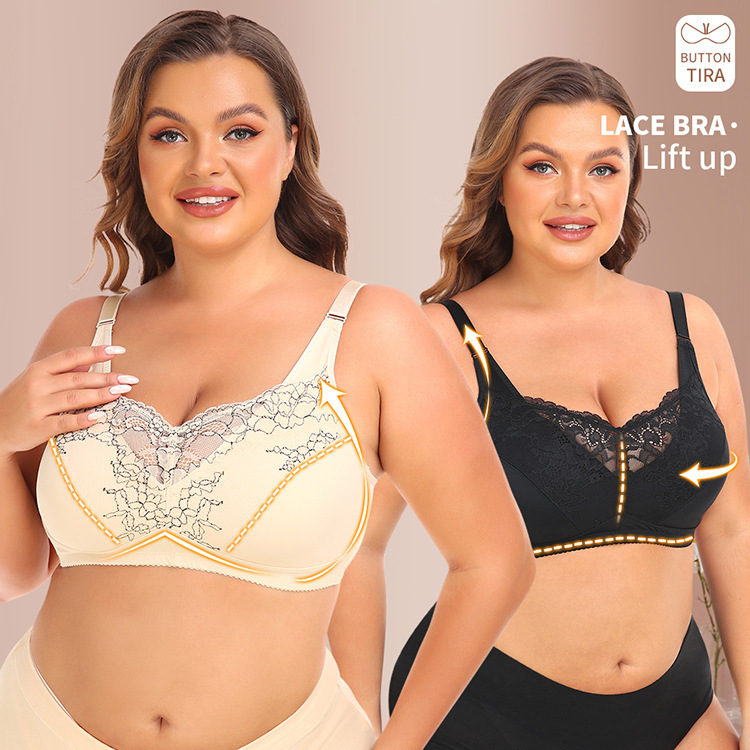 Cross-Border Foreign Trade Plus-Size Full-Cup B-F Large Size Underwear, Side Breast Reduction, Thin Bra, Adjustable Body Shaping Cross-Border Foreign Trade Plus-Size Full-Cup B-F Large Size Underwear, Side Breast Reduction, Thin Bra, Adjustable Body Shaping