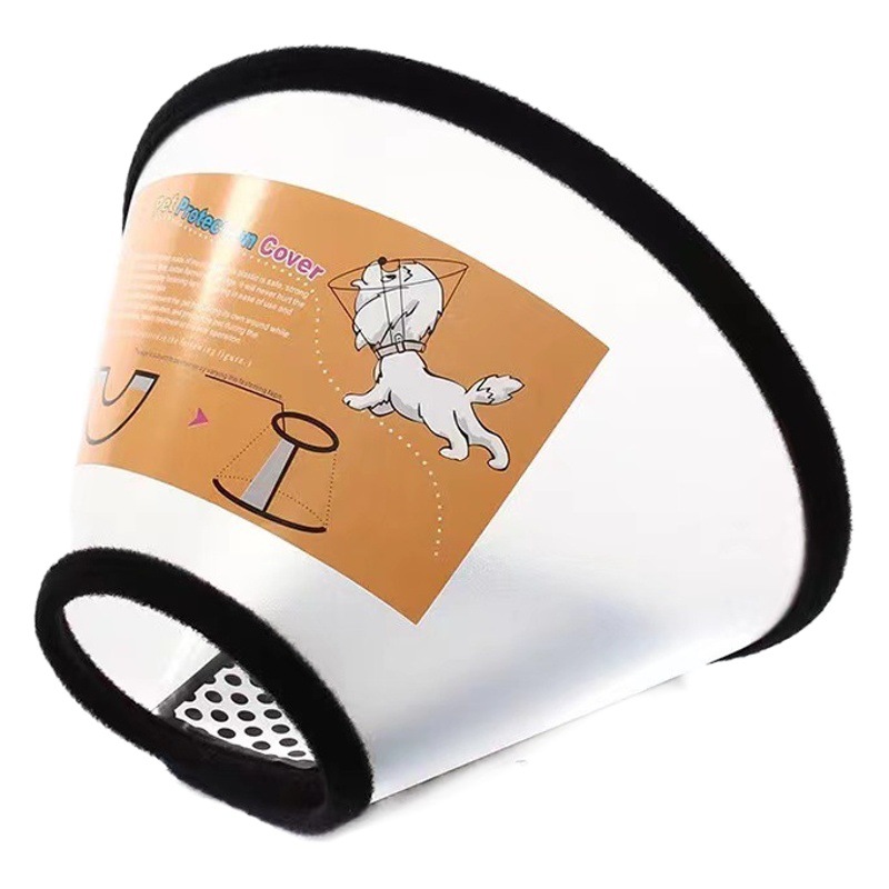 In-Stock Elizabeth Collar Pet Headgear Protective Cover Dog Grooming Cover Cat Bathing Anti-Scratch and Bite Collar