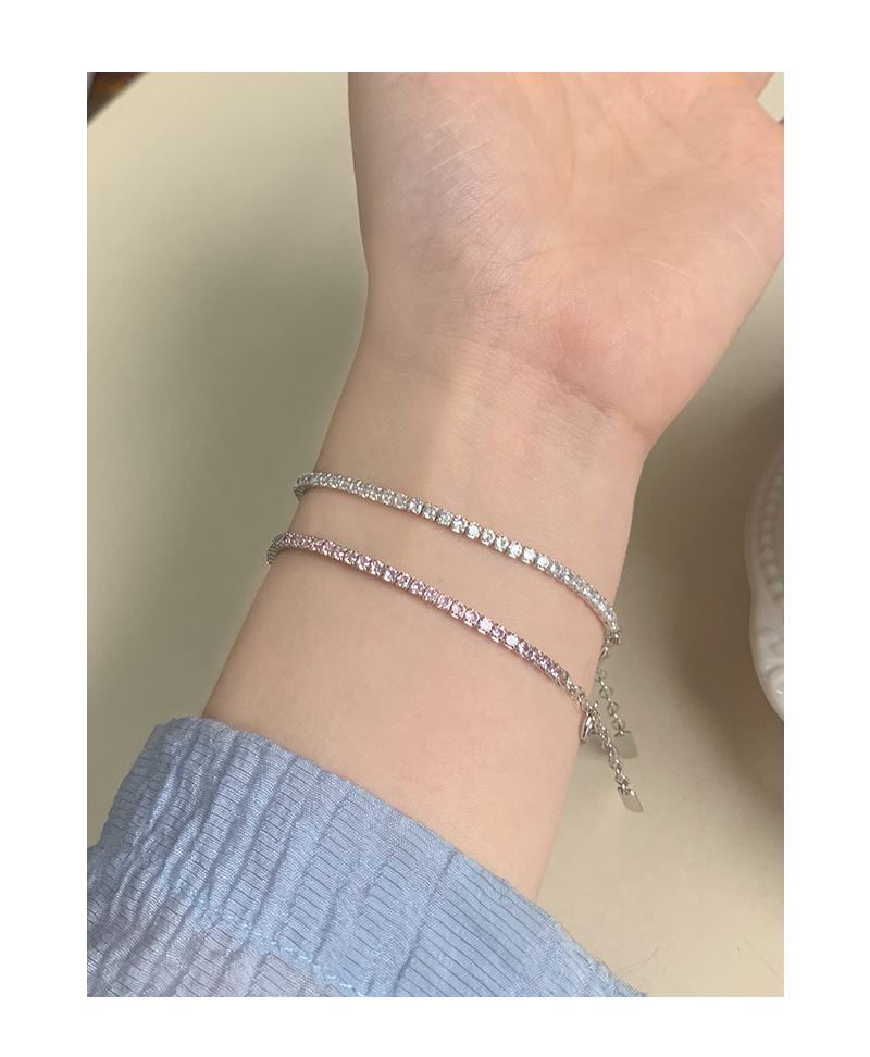 Women's Gender 925 Sterling Silver Bracelets Casual Simple Style Streetwear