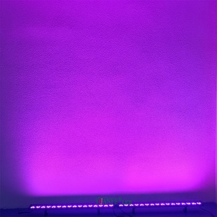 Yuanye outdoor ultra thin black case bar stage light led bar light rgbw IP68