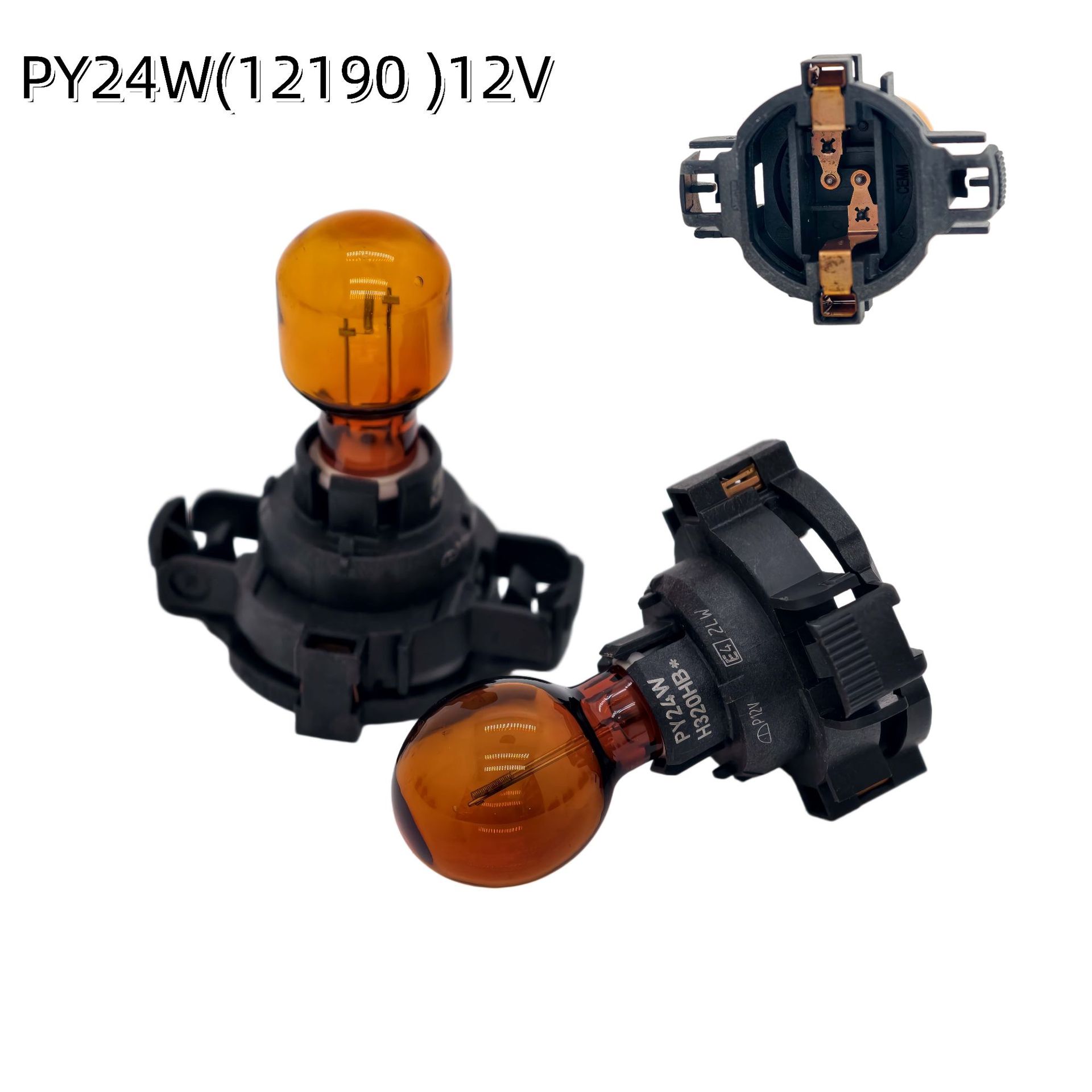 Philips Original Car Special-Shaped Light Bulb Psx24W Fog Light Ph24Wy Turn Signal Light Brake Light Ps19W Car Light Bulb