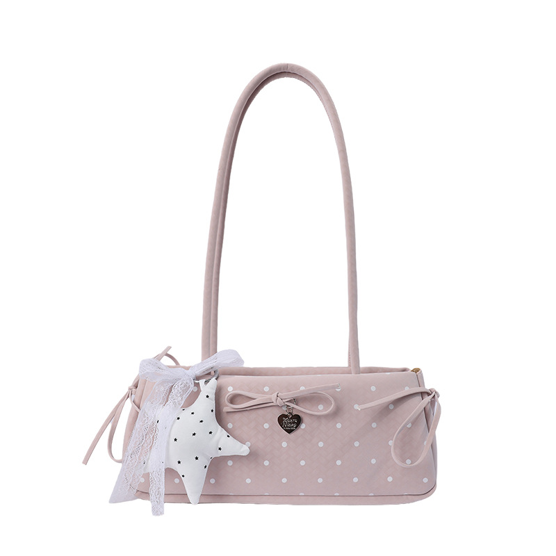 Bolso debajo de la axila para mujeres 2026 nuevo nicho de verano Zhongzhong punto de hombro bolso de mano cotidiano sensación de bolso image 6
