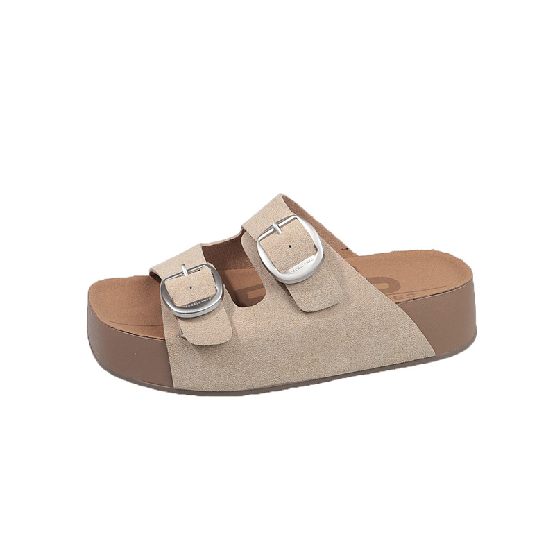 Chen Haoyu/Shen Yue El mismo estilo Baili Shengqiao Toast 2.0 Zapatillas Birkennes de suela gruesa 2025 Sandalias D5Z1DBT pre