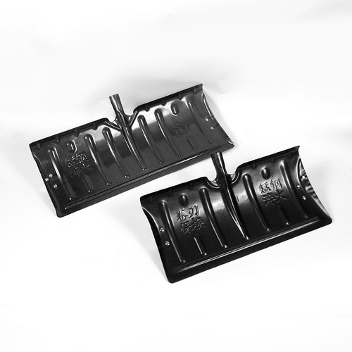 Black Wheel Snow Shovel with Manganese Steel, Multi-functional Heavy-duty Snowboard Winter Snow Removal Tool for Wholesale
