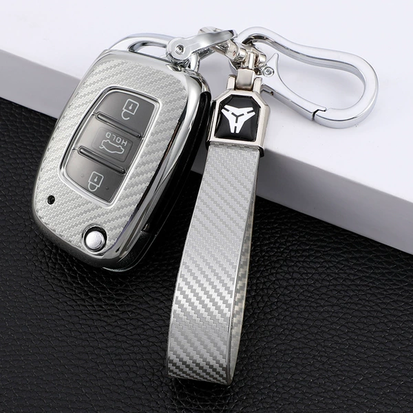 【Carbon fiber silver+lane rope buckle】