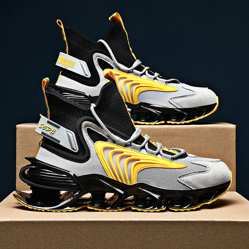 Shoes Men's New Fashion Spring and Autumn Summer Joker official website Tide Leisure Officer Blade Basketball sneaker