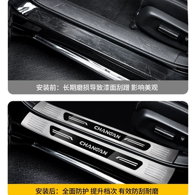 Compatible with Changan CS75PLUS, Dekorativ pedal başlıqları
