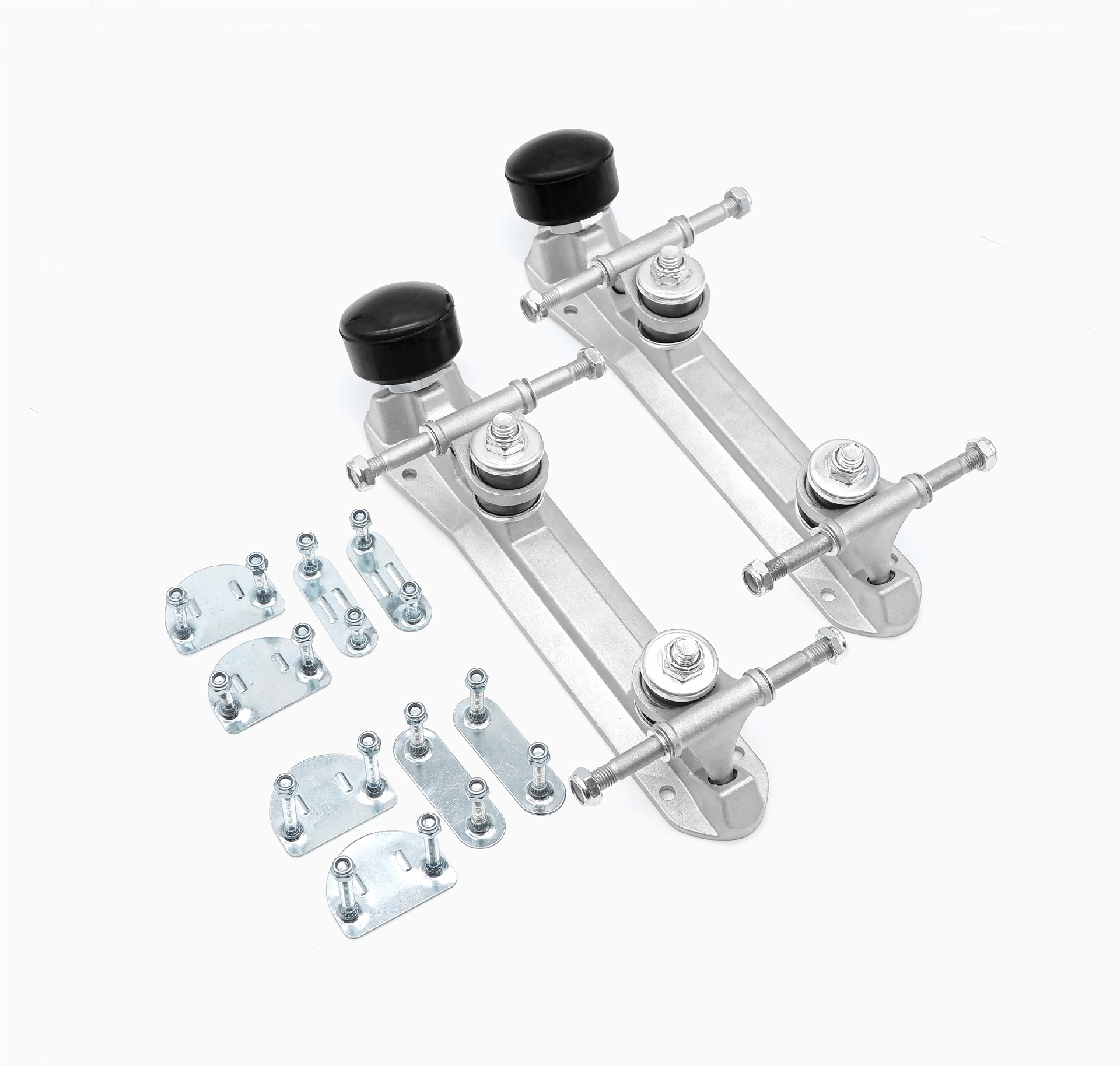 Patines de ruedas de doble fila patines de cuatro ruedas de aleación de aluminio base de patines accesorios rollerskatingbracket