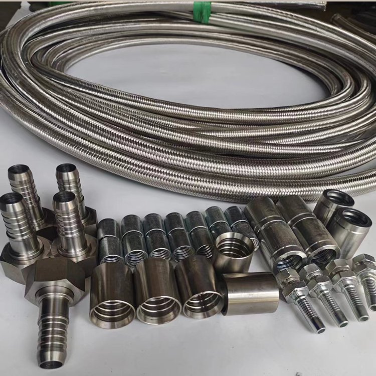 高温高压特氟龙软管 四氟软管 带接头厂家批发供应优惠金属