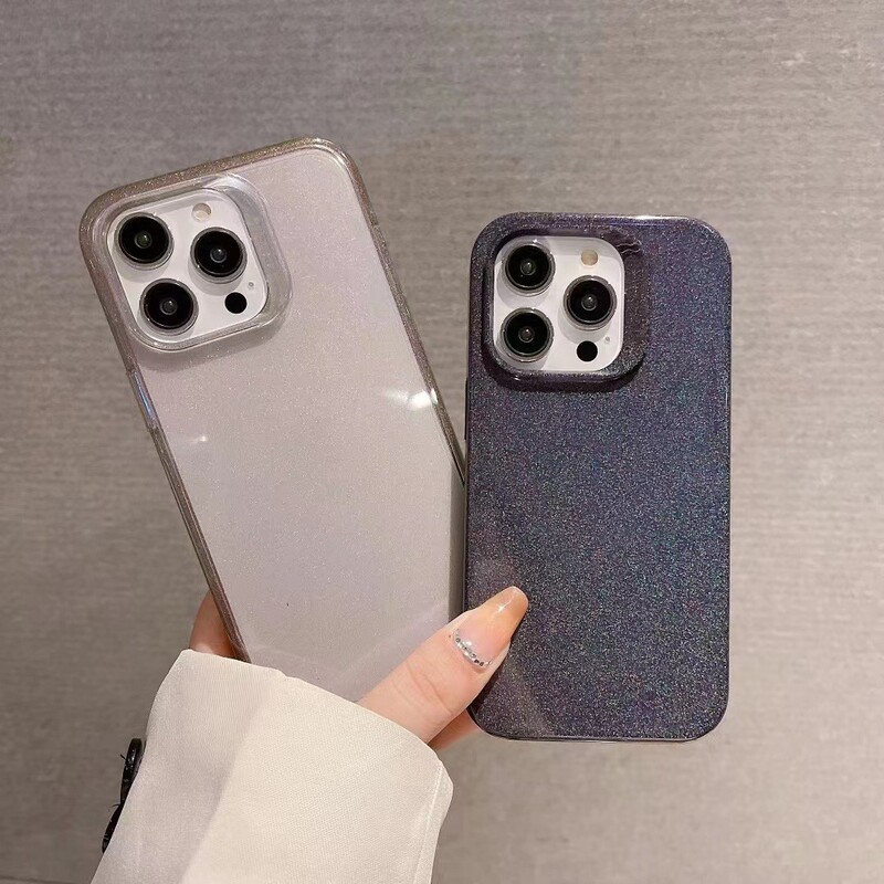 Suitable for Apple 15Promax Mobile Phone Case Gear4 Jade Style Glitter Gradient Protective Cover Gradient Pink