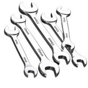 Donggong double-headed open wrench industrial grade boutique mirror solid wrench fork wrench