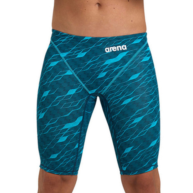 Men's Swimming Trunks Professional Waterproof Quick-Drying Beach Pants Comfortable Breathable Swimming Trunks Long Sports Swimwear Factory Direct Sales