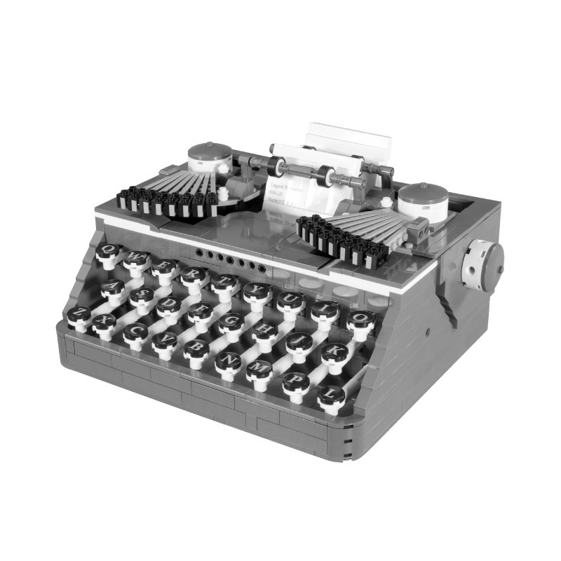 Zhegao MINI serie 00936-00939 máquina de coser de radio retro montado rompecabezas bloques de construcción de partículas pequeñas