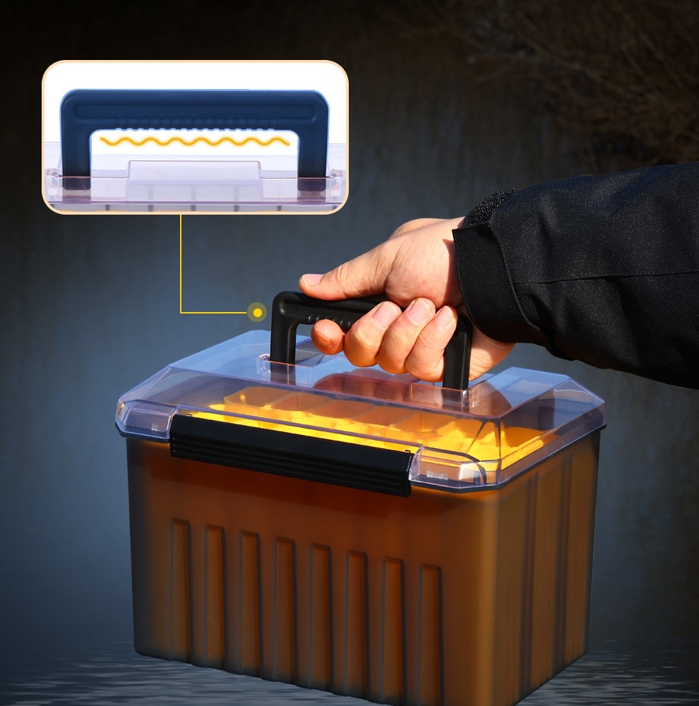 Tragbare Angelbox Für Tintenfisch- Und Garnelenköder Aus Holz_voghion.com