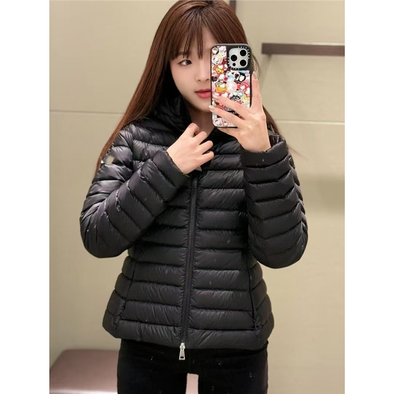 高品质轻薄羽绒服女短款2025秋冬新款立领时尚显瘦保暖白鹅绒外套|undefined