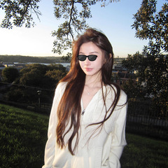 YUYUREAL 私服! 仿羊毛拉链休闲连帽衫