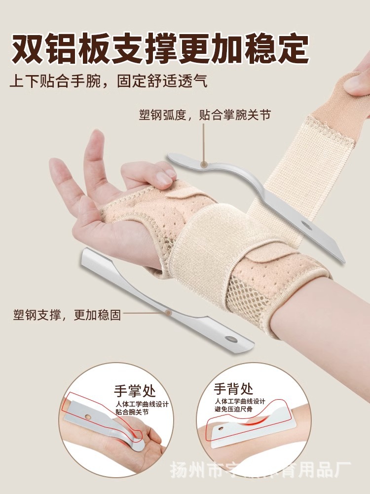 運動捻挫腕保護男手首固定女腕関節支持保護具骨折腱鞘加圧保護カバー腕保護