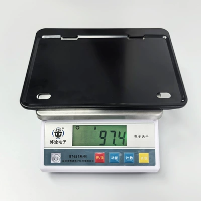 Motorcycle rear license plate frame, Nömrə qabı - black-233168mm-aluminum-alloy