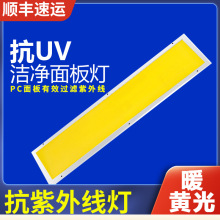 雷世集抗UV300x1200led平板净化灯斜边超薄洁净明装无尘车间抗紫