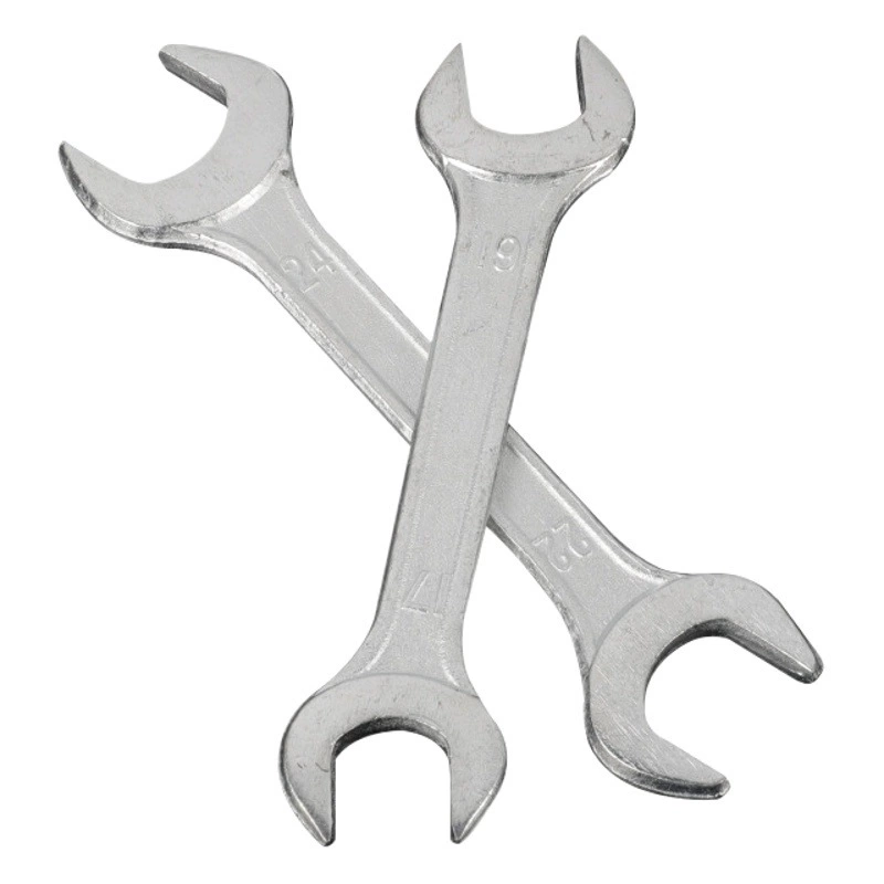 Ковочный высокопрочный ключ Гаечный ключ для заливки ручного инструмента Стальной оцинкованный гаечный ключ с двойной открытой резьбой