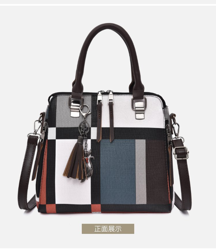 New style four-piece handbag set, European and American handbag, women's trend single-shoulder cross-border wholesale, women's bag consignment, crossbody bag undefined