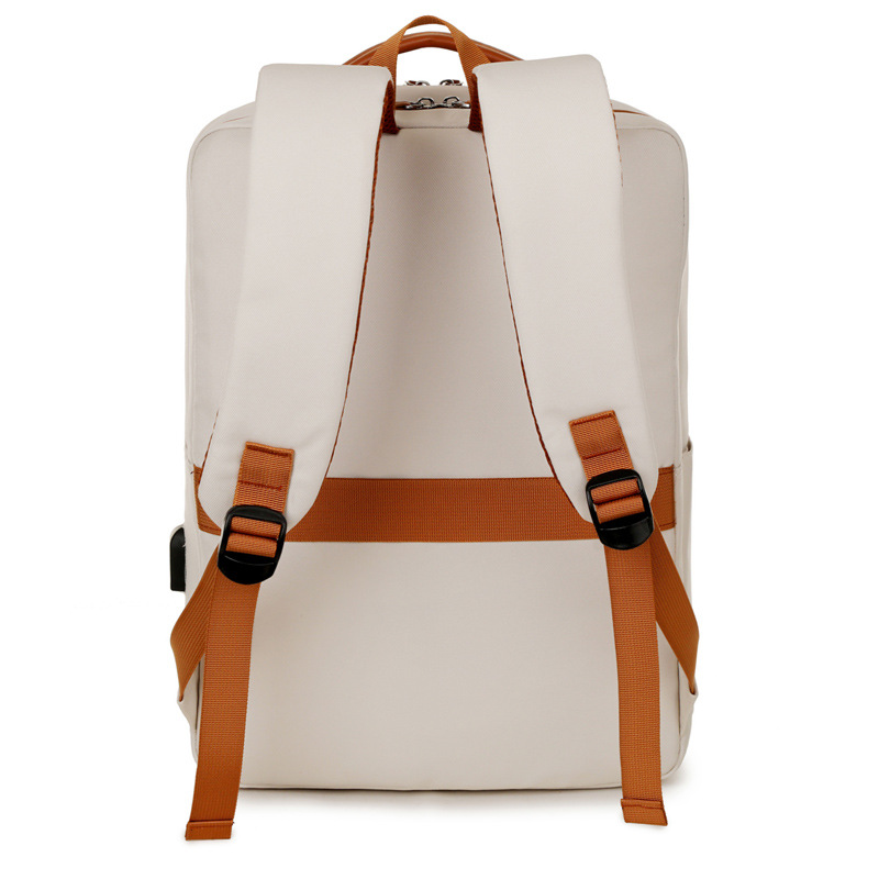 Grouss Kapazitéit Geschäftspendeltasch waasserdicht USB Computertasch, Mirad Faarf Rucksack, Rucksack_voghion.com