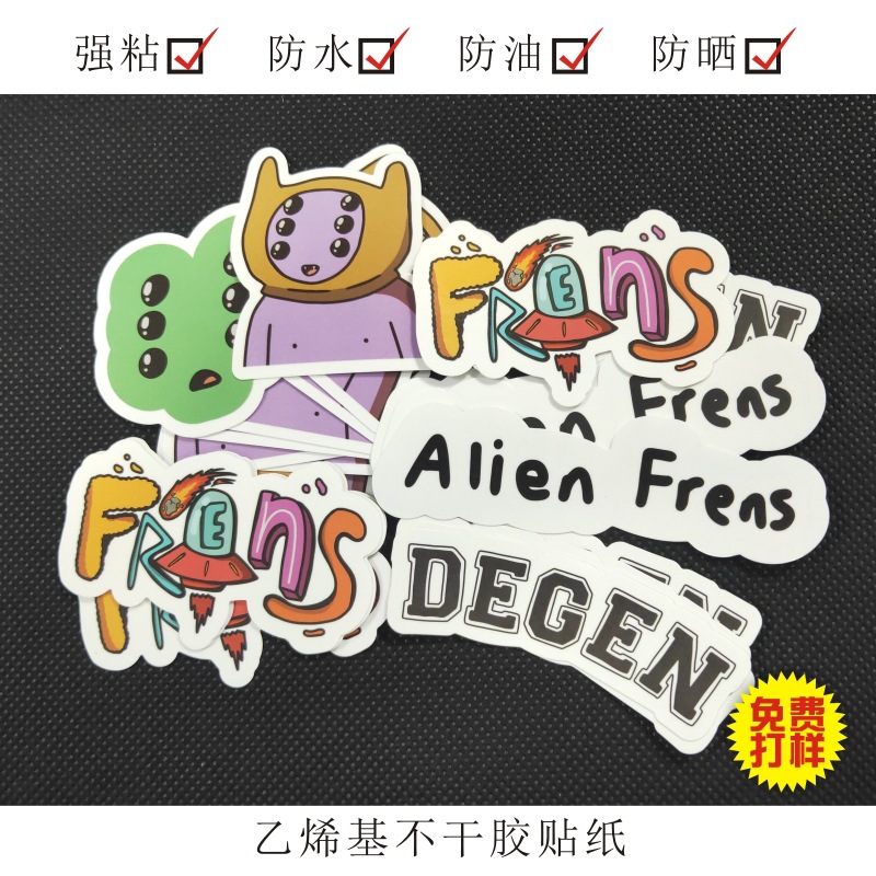 可爱个性卡通动画pvc防水防嗮摩托车汽车贴纸涂鸦行李箱贴纸厂家