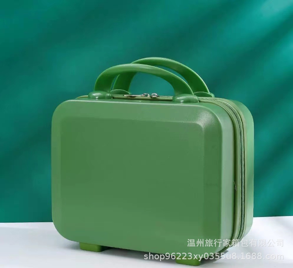 Nuevo estuche cosmético maleta 14 pulgadas regalo de boda maleta de equipaje portátil vintage fábrica al por mayor