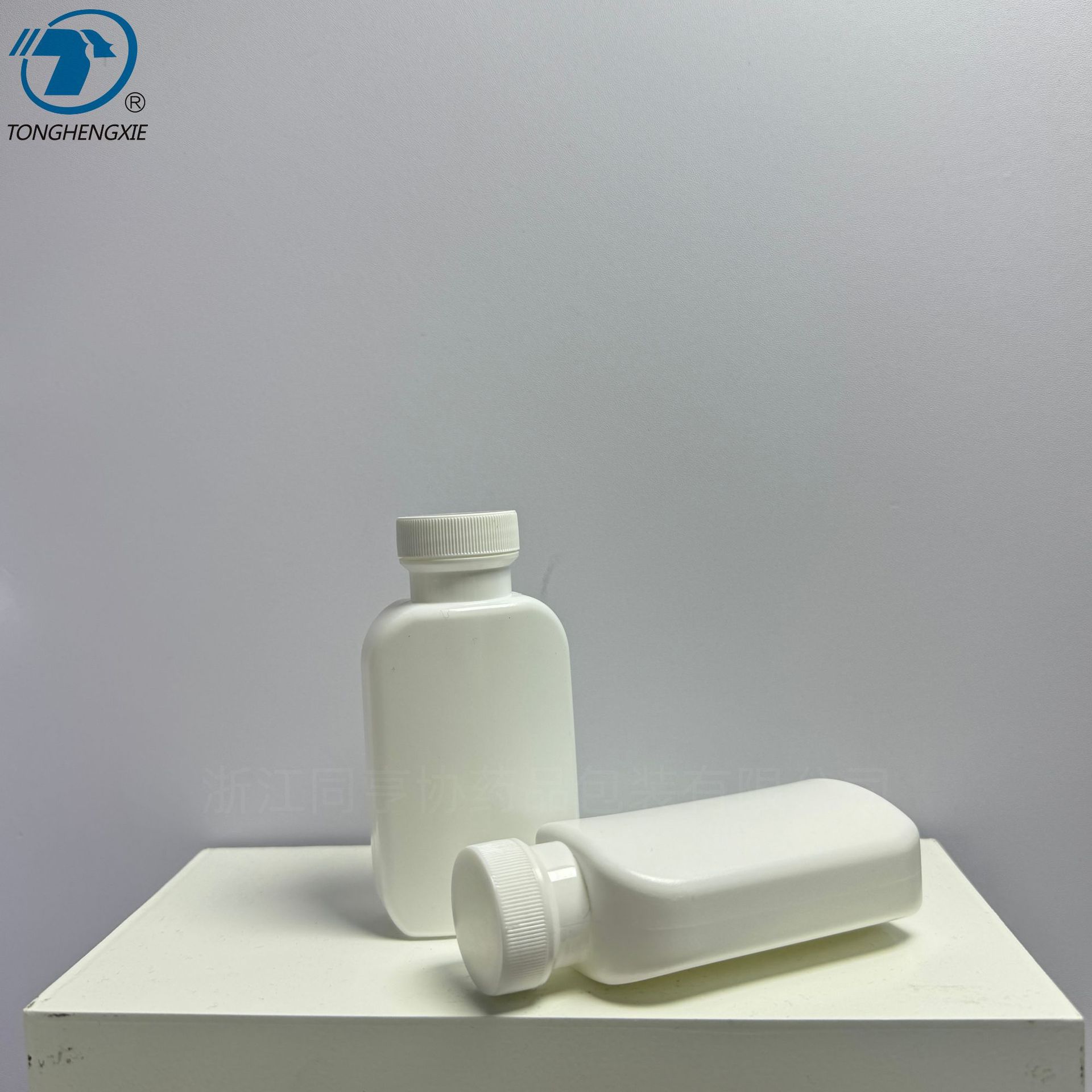 厂家直销HDPE扁瓶药丸塑料瓶60ml