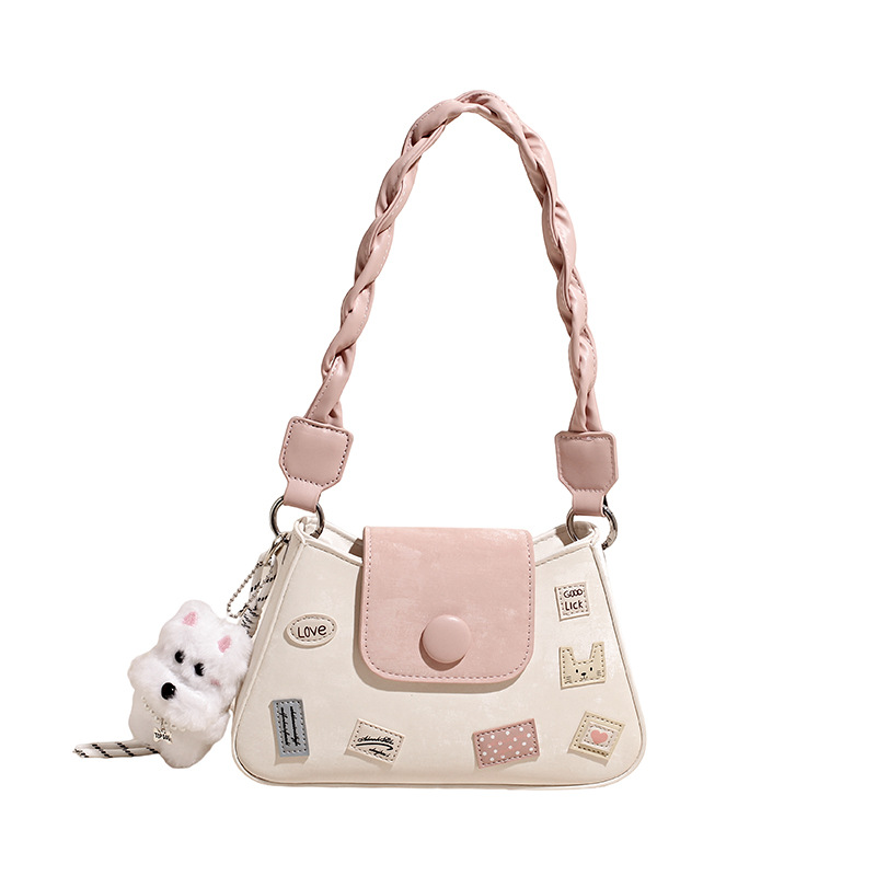 Popularidad transfronteriza simple bolso de brazo para mujeres 2025 nuevo estilo de estilo universal bolso de hombro extranjero textura de moda bolso de mochila super caliente