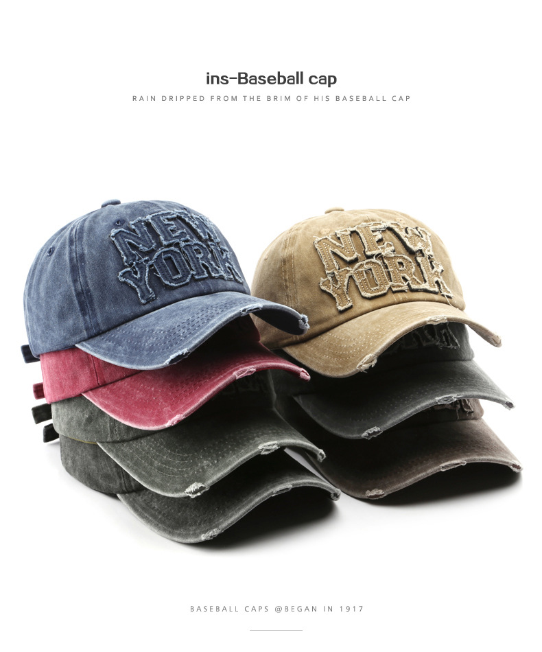 Unisexo Casual Estilo Simple Letra Parche Aleros Curvos Gorra De Beisbol display picture 1