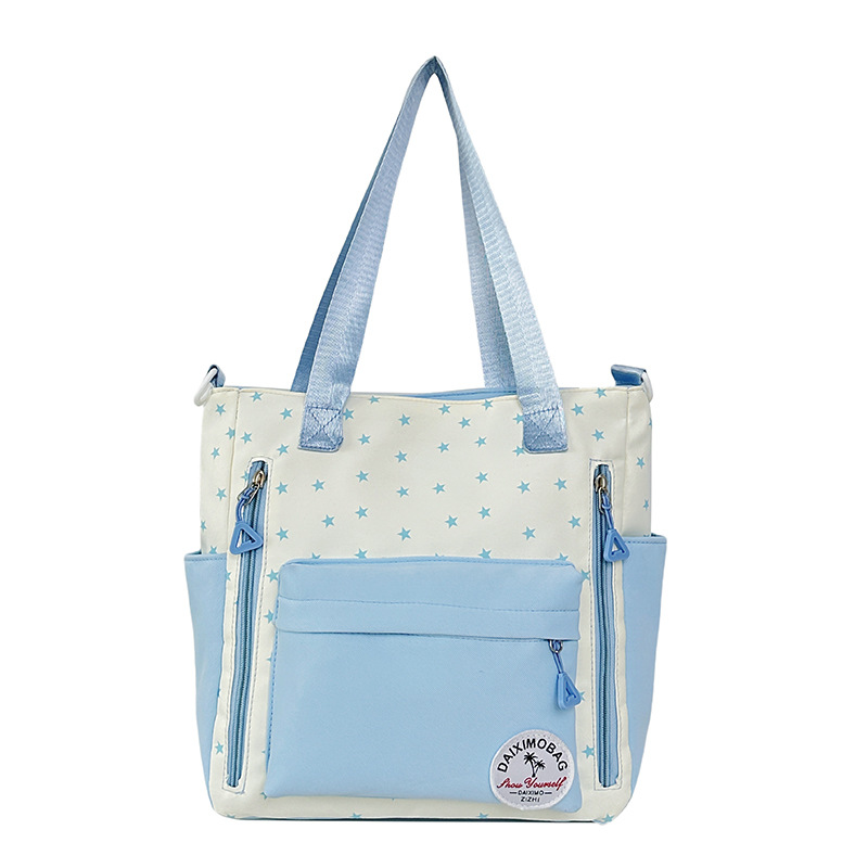 Japonés universal de gran capacidad bolso de hombro portátil suave niña estudiante de clase mochila bolsa de viaje