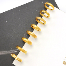 黄铜镀金满天星条戒男女窄版古法流星雨素圈情侣活口对戒羽毛戒指