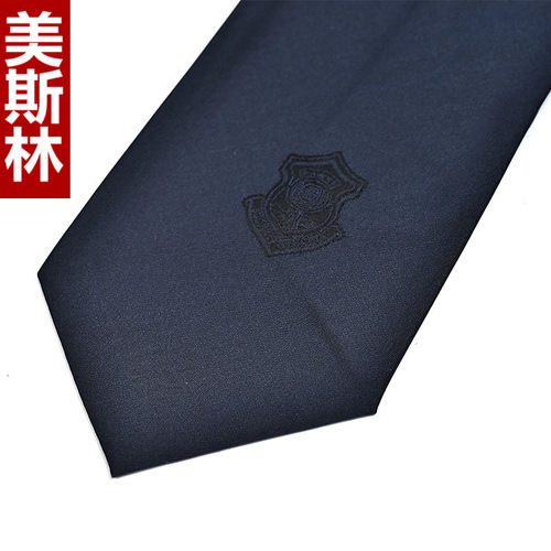 2011 New Security Work Clothes for Men and Women Hand-tied Zipper Tie Navy Blue Security Property Work Clothes Uniform Tie