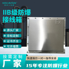 不锈钢防爆防暴电箱304材质拉丝处理EXDIIBT4GB接线箱板材配电箱
