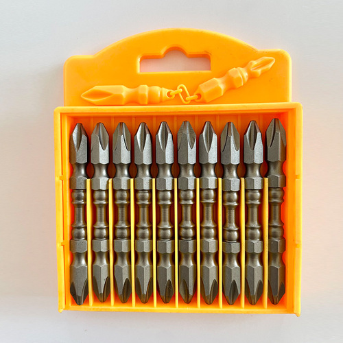 Hexagonal Cross Head Industrial Grade Double-Ended Electric Screwdriver Bit with Drill Chuck
