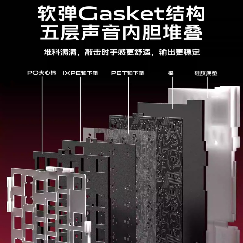 凌豹k 98カスタム化機械キーボード無線bluetooth三モード側刻全ボタンホットプラグ競争ゲーム専用|undefined